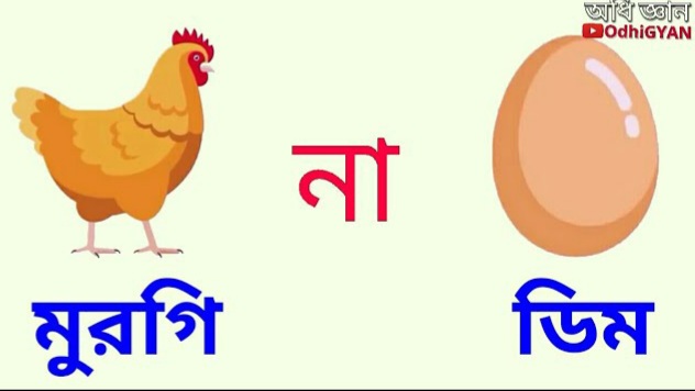 মুরগি না ডিম কোনটি প্রথমে এসেছে ?